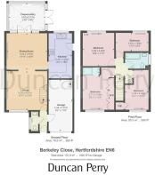 11 Berkeley Close, Hertfordshire EN6 - floor plan.