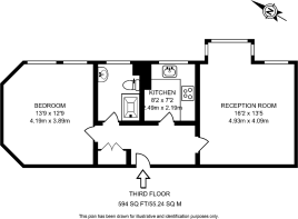 Floorplan area for info only, not for £/sq. ft valuation