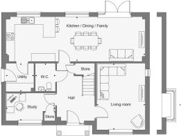 Dandara - Manor Park - The Sandhill, Home 79 floorplan