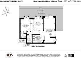 Flat 10, 49 Maresfield Gardens NW3 5TE-Floor Plan.