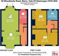 55 Woodlands Road Barry Vale of Glamorgan CF63 4EG