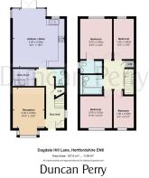 26 Dugdale Hill Lane, Hertfordshire EN6 - floor pl