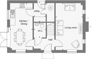 Dandara - The Orchard - The Gosford, Home 129 floorplan