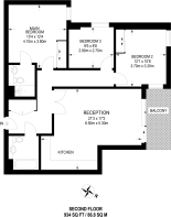 Floorplan area for info only, not for £/sq. ft valuation