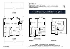 Three Bedroom, Three bathroom layout