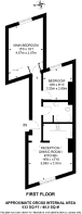 Floorplan area for info only, not for £/sq. ft valuation