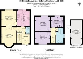 Floor Plan 58 Birkdale Avenue, Colwyn Heights LL29
