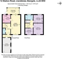 Floor Plan - 12 Station Road, Llanddulas Abergele 