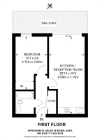 Floorplan area for info only, not for £/sq. ft valuation