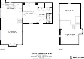 Gateside steading - The Bothy - floorplan