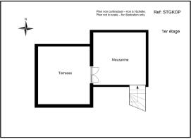 Plan 1st floor mezzanine