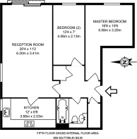 Floorplan area for info only, not for £/sq. ft valuation