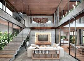 Open plan living Bali style in this luxury 3-bedro