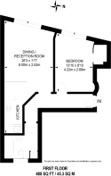 Floorplan area for info only, not for £/sq. ft valuation