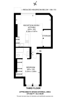 Floorplan area for info only, not for £/sq. ft valuation
