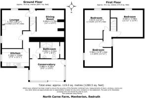 North Carne Farm Menherion Redruth - Floor plan.jp
