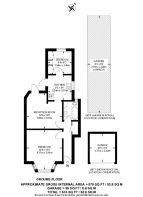 Floorplan area for info only, not for £/sq. ft valuation