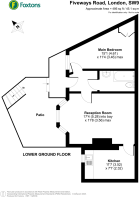 Floorplan area for info only, not for £/sq. ft valuation