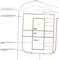 site plan of Denz...