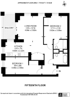 Floorplan area for info only, not for £/sq. ft valuation
