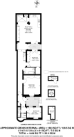 Floorplan area for info only, not for £/sq. ft valuation