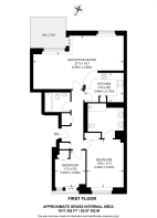 Floorplan area for info only, not for £/sq. ft valuation