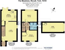 2 The Meadows, Riccall, York, YO19 6RR - Floorplan