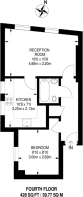 Floorplan area for info only, not for £/sq. ft valuation
