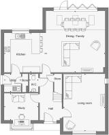 Dandara - Wittering Place - The Blenheim, Home 3 floorplan