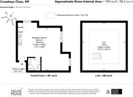 Flat 41, Crosskeys Close N9 7AD-Floor Plan