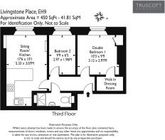 Floorplan of 8 (Flat 14) Livingstone Place