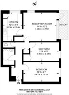Floorplan area for info only, not for £/sq. ft valuation