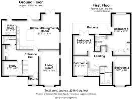 2 Finney Park Cottages, Shenley - all floors.JPG