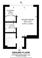 Floorplan area for info only, not for £/sq. ft valuation