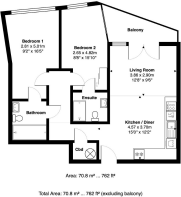 2D Floorplan - Apartment 2