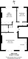 Floorplan area for info only, not for £/sq. ft valuation