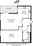 Floorplan area for info only, not for £/sq. ft valuation