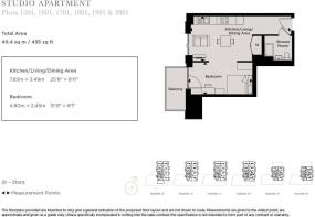 The Acer Apartments Plot F2001 - Floor Plan