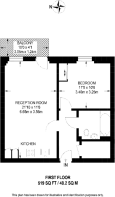 Floorplan area for info only, not for £/sq. ft valuation