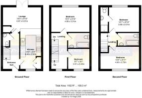 Floorplan - 23, Olliver Acre, Wick, Littlehampton,