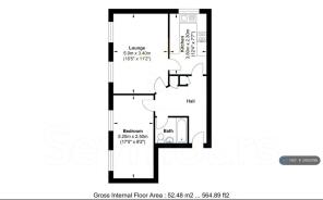 Floorplan (Large One-Bedroom)
