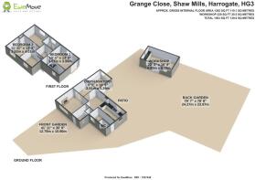EweMove Harrogate 3D Plot Plan