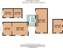Outbuildings at The Moorings, Bulls Green Lane Tof