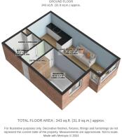 16 Fryers Court 3D Floorplan