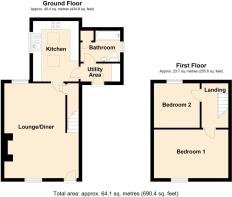 4 Bryn Eglwys, Prenteg - all floors.JPG