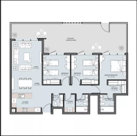 3BR- Floor Plan