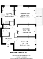Floorplan area for info only, not for £/sq. ft valuation