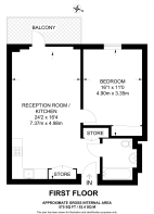 Floorplan area for info only, not for £/sq. ft valuation
