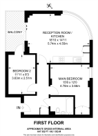 Floorplan area for info only, not for £/sq. ft valuation
