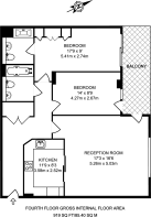 Floorplan area for info only, not for £/sq. ft valuation